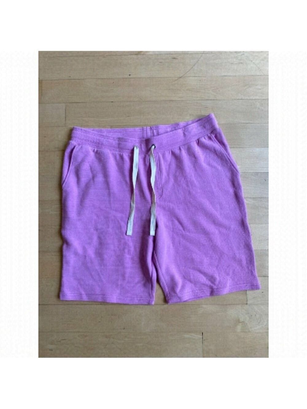 ABOUND Drawstring shorts in purple lily stretch ribbed casual men's sz Xlarge